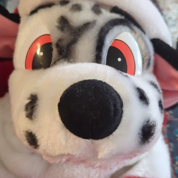 Disney 101‎ Dalmatians vintage fuzzy holiday stocking - Picture 3 of 6